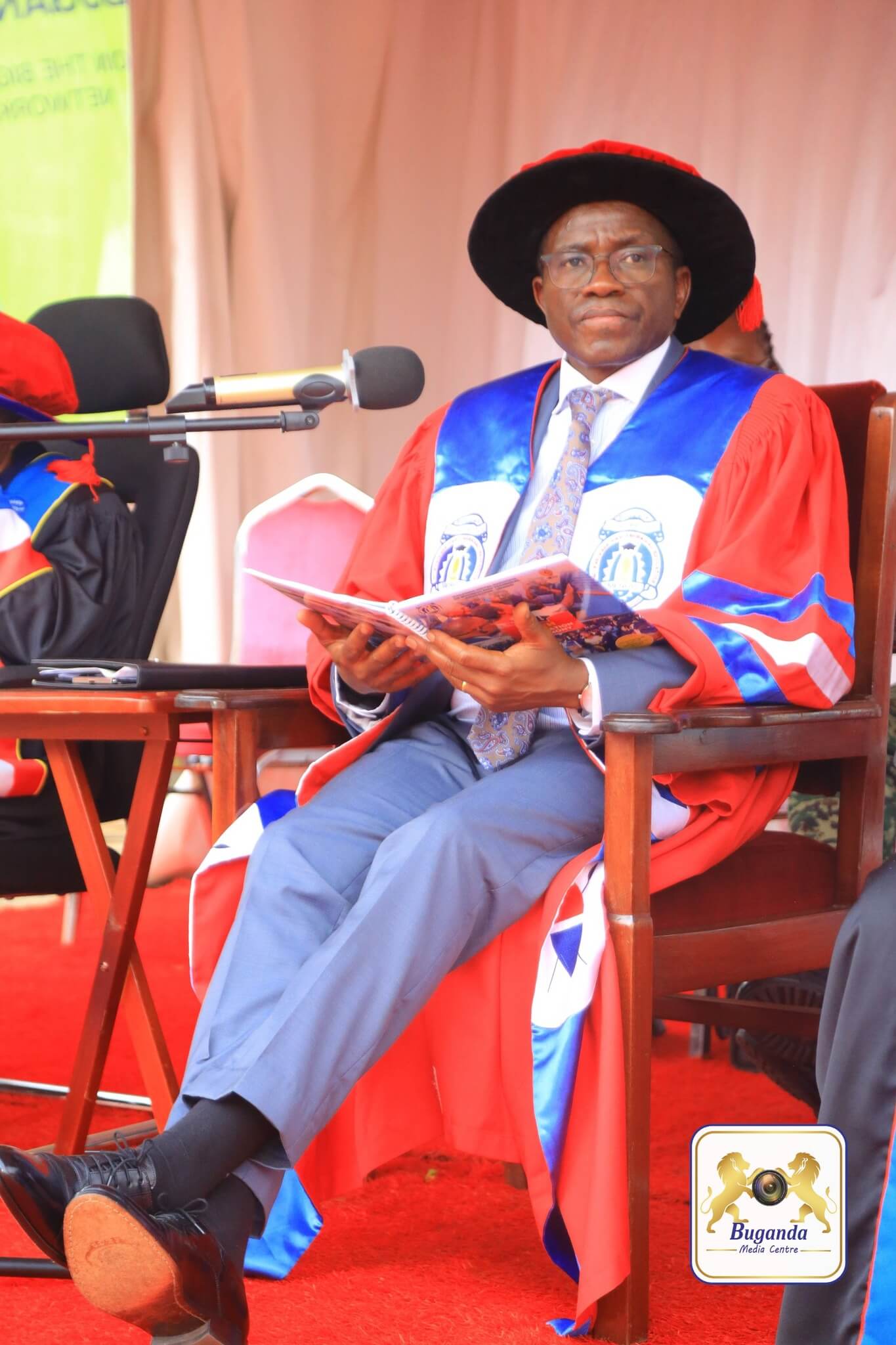 Katikkiro addresses graduates at the Buganda Royal Institute, encouraging them to strengthen their skills and embrace patience for long-term success